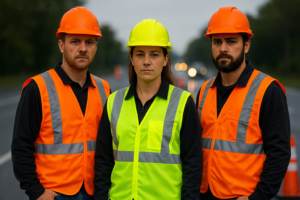 High visibility clothing colors